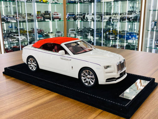 1/18 Resin Model - H&H Rolls Royce DAWN in White, Limited to 50 Pieces