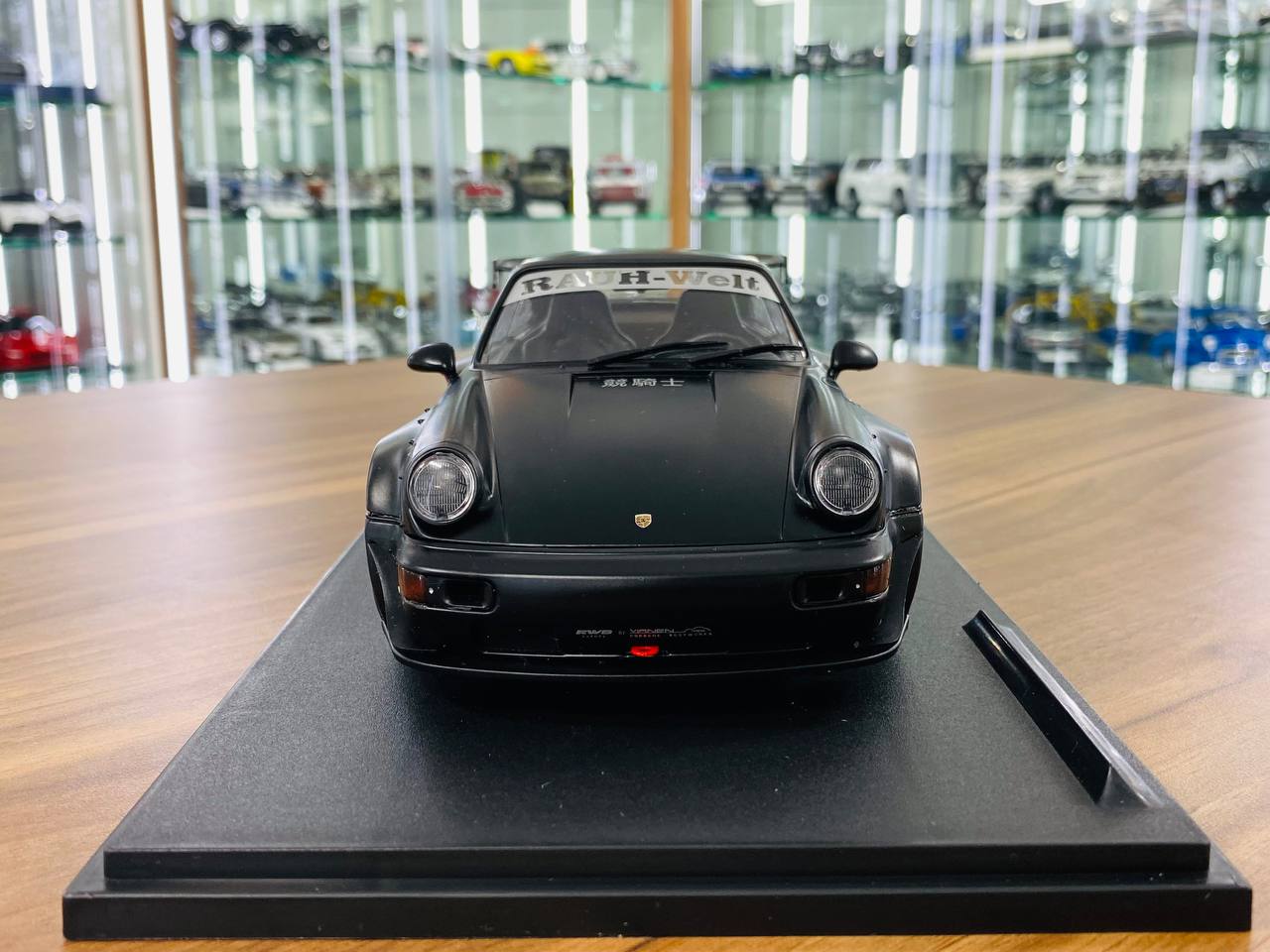 Solido Porsche RWB Darth Vader - 1/18 Diecast | Matt Black