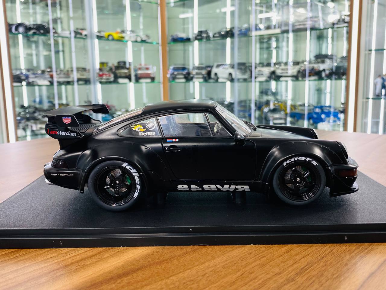 Solido Porsche RWB Darth Vader - 1/18 Diecast | Matt Black