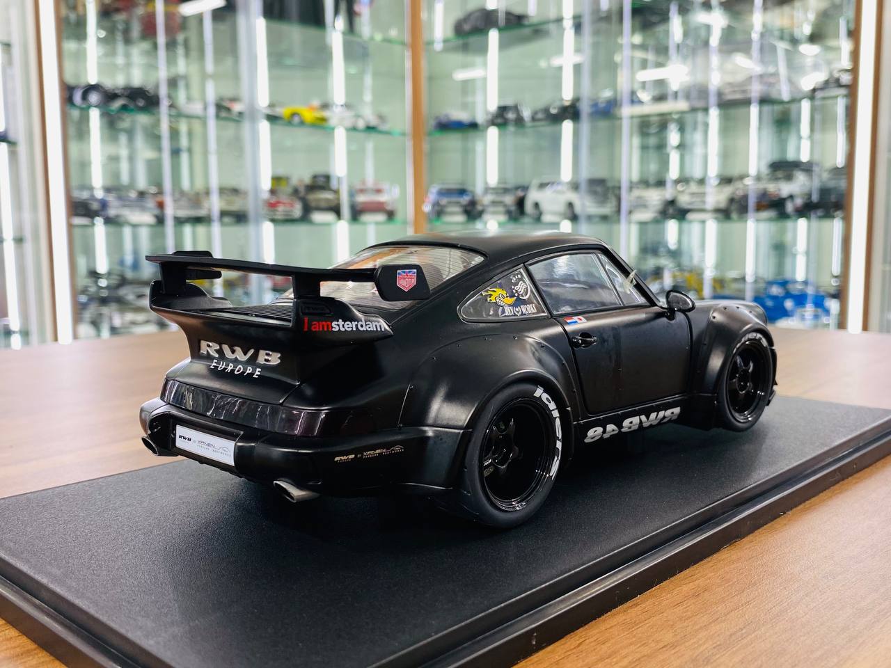 Solido Porsche RWB Darth Vader - 1/18 Diecast | Matt Black