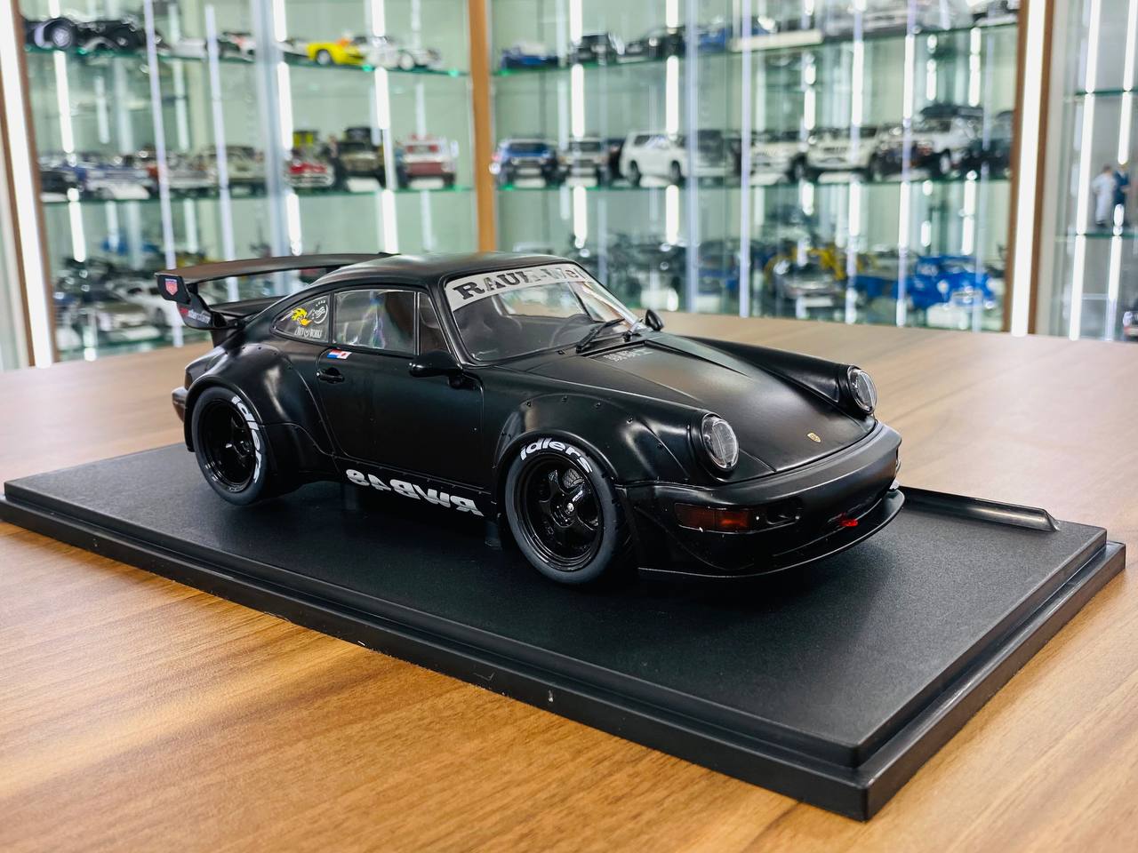 Solido Porsche RWB Darth Vader - 1/18 Diecast | Matt Black