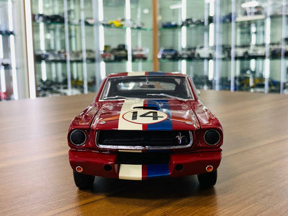 1/18 Diecast Model - ExactDetail Replicars Ford Mustang GT 350 Dan Yerber Shelby R-Model #14 in Maroon, Limited Edition