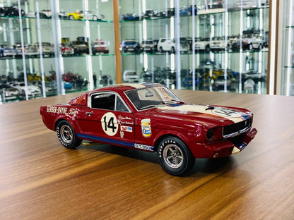 1/18 Diecast Model - ExactDetail Replicars Ford Mustang GT 350 Dan Yerber Shelby R-Model #14 in Maroon, Limited Edition