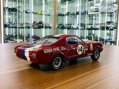 1/18 Diecast Model - ExactDetail Replicars Ford Mustang GT 350 Dan Yerber Shelby R-Model #14 in Maroon, Limited Edition