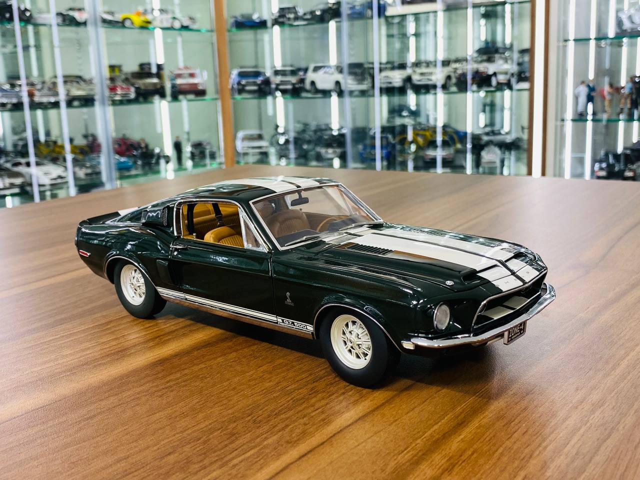 1/18 Diecast Model - ExactDetail Replicars Shelby GT 350 Super Fast Fastback in Black with White Stripes, Limited Edition