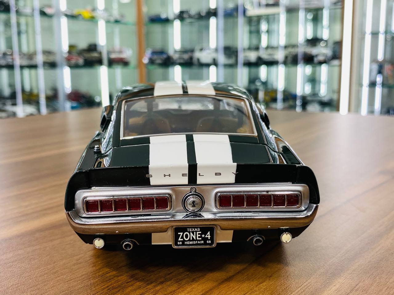 1/18 Diecast Model - ExactDetail Replicars Shelby GT 350 Super Fast Fastback in Black with White Stripes, Limited Edition