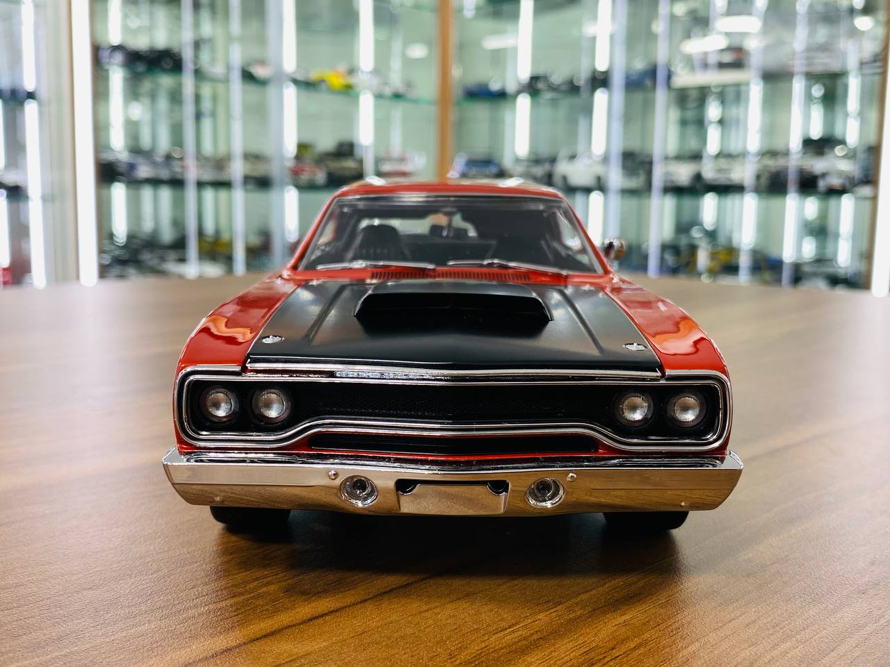 1/18 Diecast Model - GMP Plymouth Road Runner 1970 Fast & Furious in Orange, Full Opening