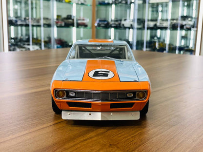 1/18 Diecast GMP Chevrolet Camaro 1968 Street Fighter in Gulf Livery (Limited Edition - 1260 pcs)