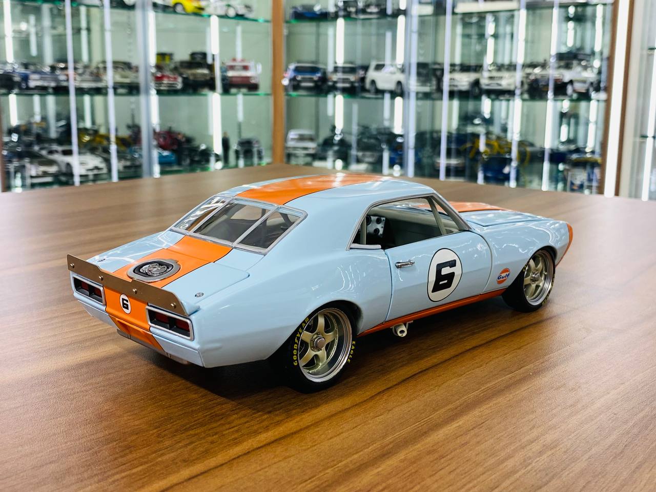 1/18 Diecast GMP Chevrolet Camaro 1968 Street Fighter in Gulf Livery (Limited Edition - 1260 pcs)