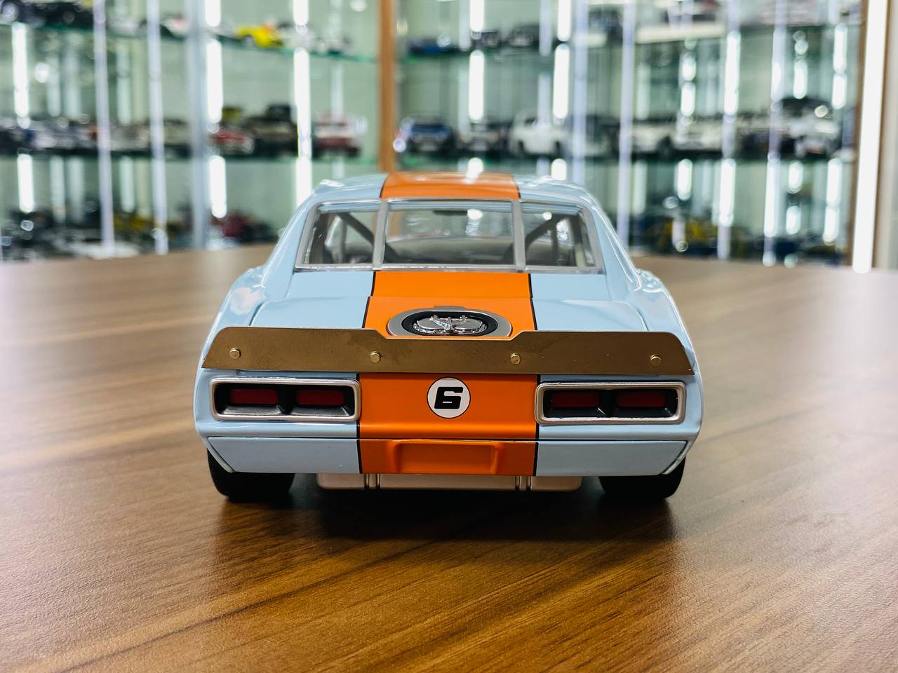 1/18 Diecast GMP Chevrolet Camaro 1968 Street Fighter in Gulf Livery (Limited Edition - 1260 pcs)