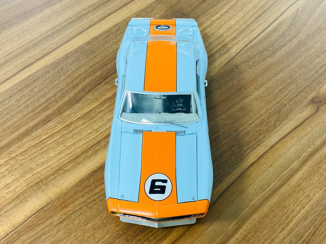 1/18 Diecast GMP Chevrolet Camaro 1968 Street Fighter in Gulf Livery (Limited Edition - 1260 pcs)