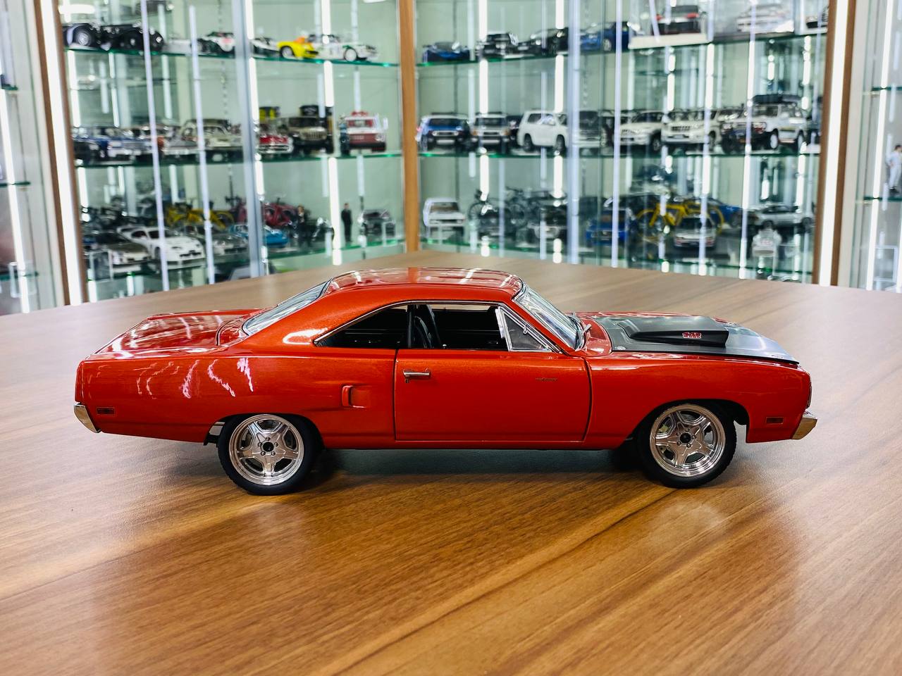 1/18 Diecast Model - GMP Plymouth Road Runner 1970 Fast & Furious in Orange, Full Opening