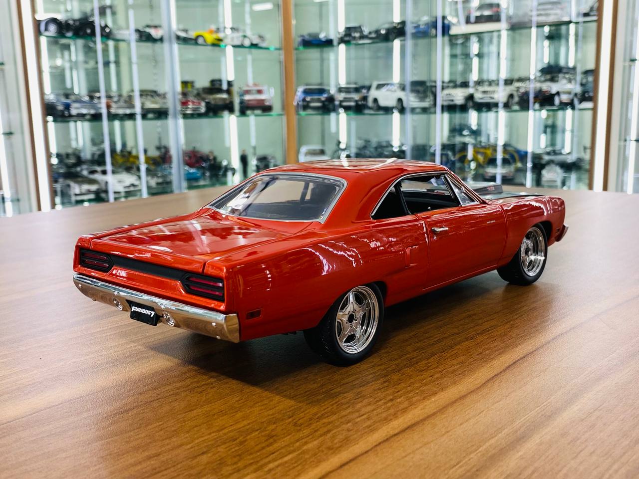 1/18 Diecast Model - GMP Plymouth Road Runner 1970 Fast & Furious in Orange, Full Opening