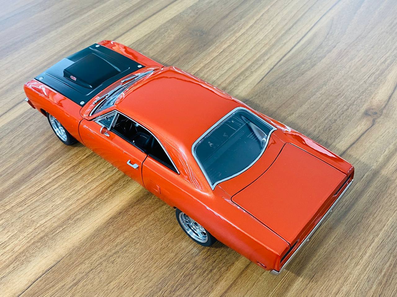 1/18 Diecast Model - GMP Plymouth Road Runner 1970 Fast & Furious in Orange, Full Opening