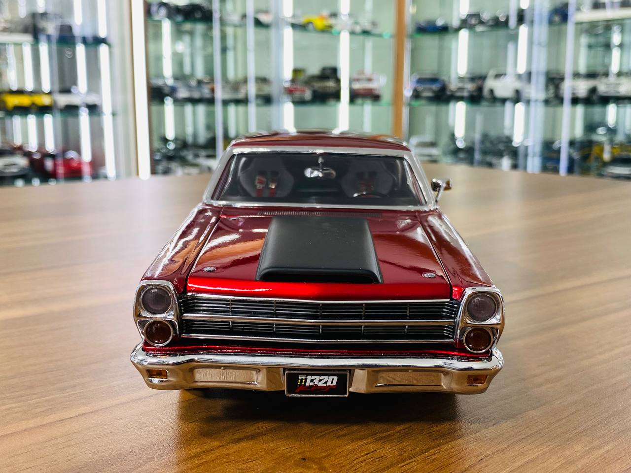 1/18 Diecast Model - GMP 1967 Fairlane 1320 Drag in Red, Limited to 900 Pieces