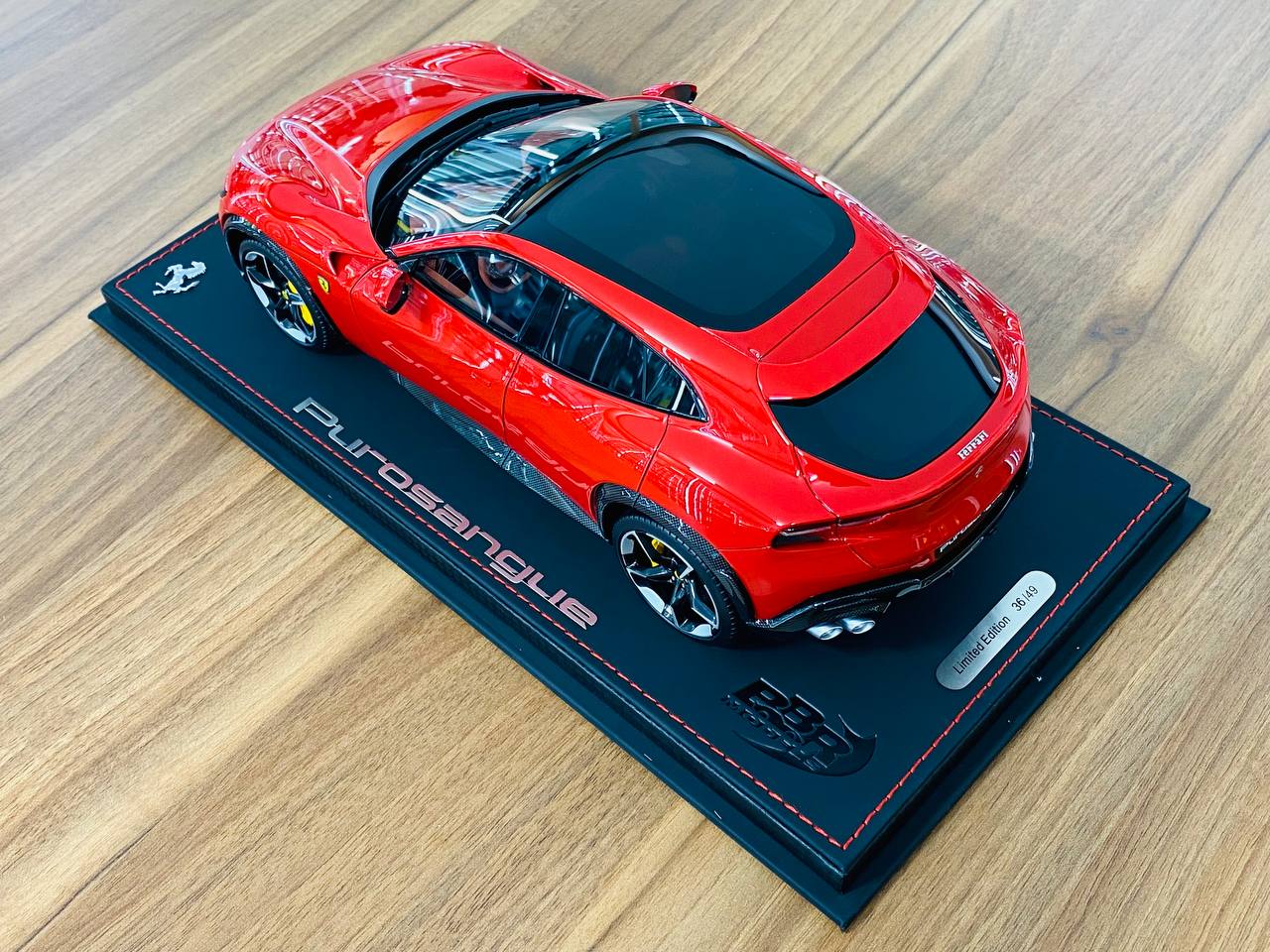 1/18 Resin Model - BBR Models Ferrari Purosangue in Tetto Panoramico Rosso Corsa 322, Limited to 49 Pcs