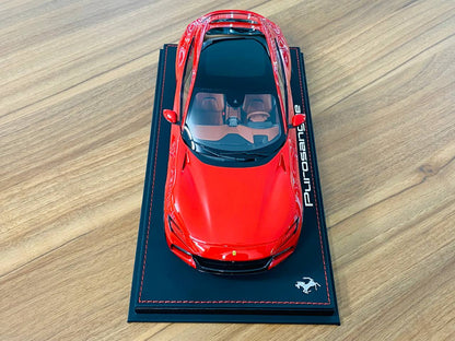 1/18 Resin Model - BBR Models Ferrari Purosangue in Tetto Panoramico Rosso Corsa 322, Limited to 49 Pcs