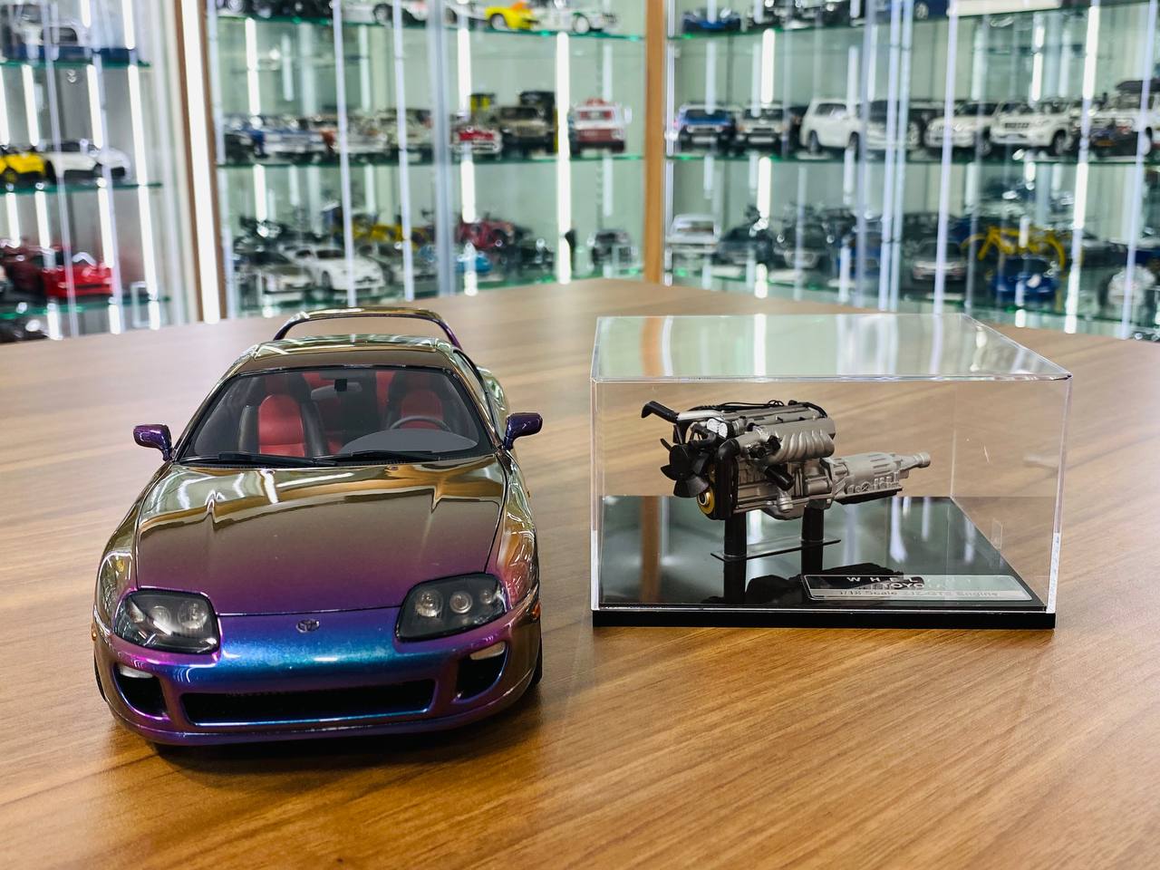 1/18 Diecast Model - Wheelart Toyota Supra MK4 A80 in Midnight Purple Chameleon, Special Edition