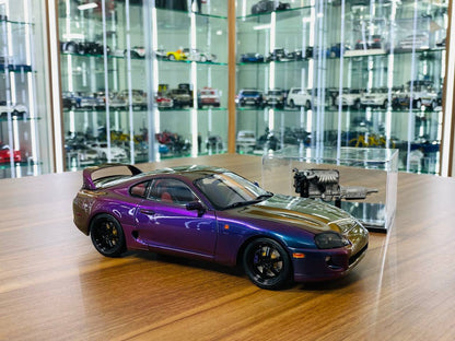 1/18 Diecast Model - Wheelart Toyota Supra MK4 A80 in Midnight Purple Chameleon, Special Edition