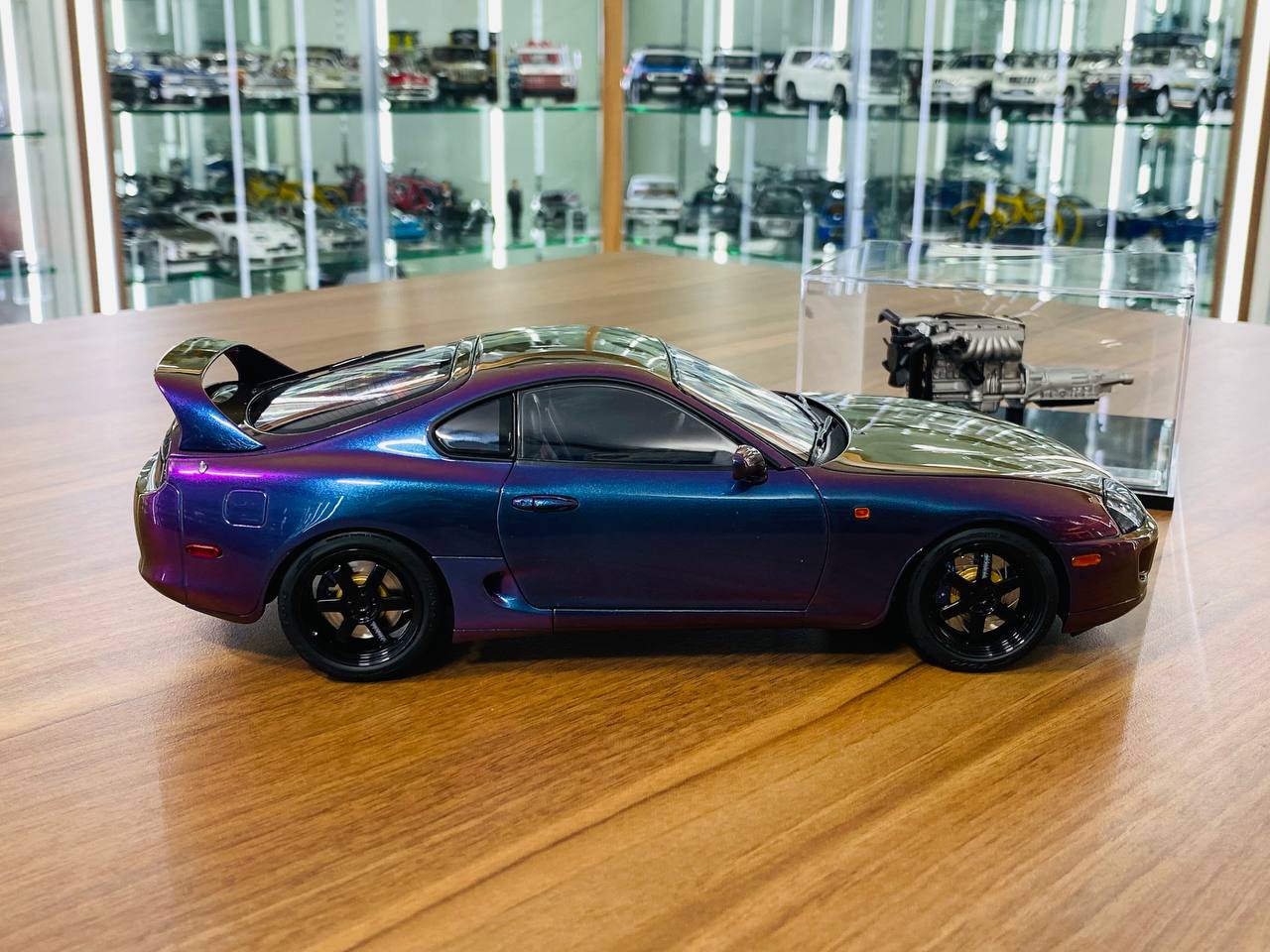 1/18 Diecast Model - Wheelart Toyota Supra MK4 A80 in Midnight Purple Chameleon, Special Edition