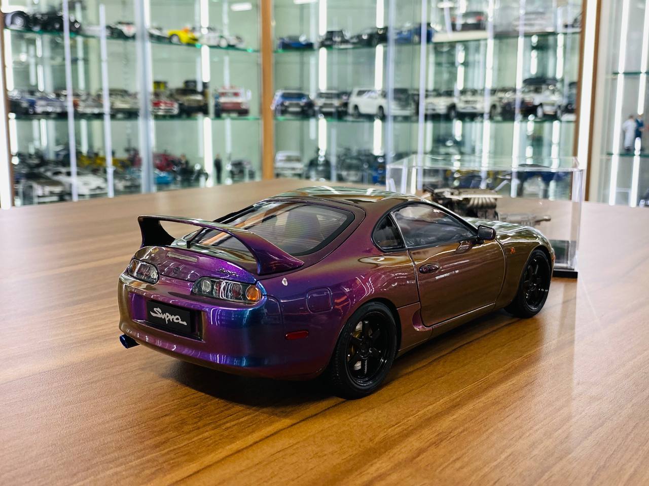 1/18 Diecast Model - Wheelart Toyota Supra MK4 A80 in Midnight Purple Chameleon, Special Edition