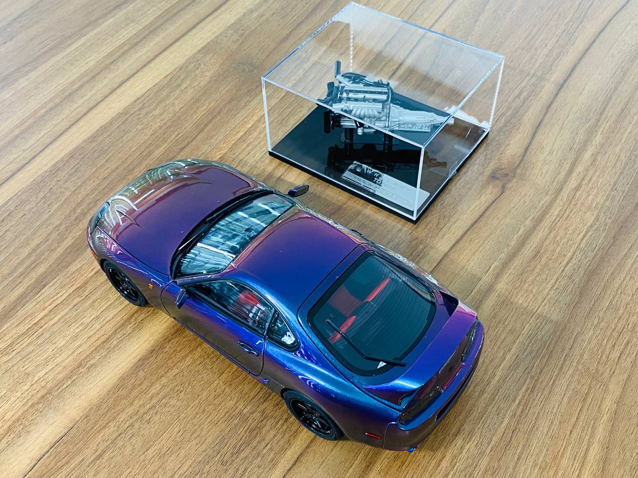 1/18 Diecast Model - Wheelart Toyota Supra MK4 A80 in Midnight Purple Chameleon, Special Edition