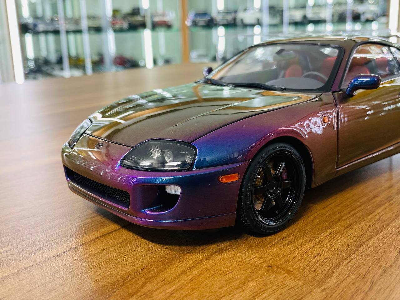 1/18 Diecast Model - Wheelart Toyota Supra MK4 A80 in Midnight Purple Chameleon, Special Edition