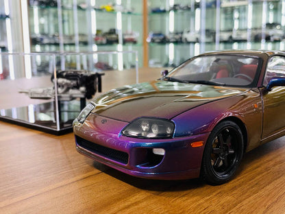 1/18 Diecast Model - Wheelart Toyota Supra MK4 A80 in Midnight Purple Chameleon, Special Edition