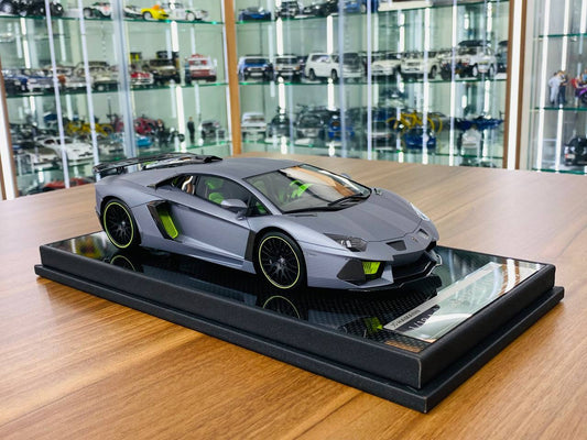 1/18 Resin Model - VMB Model Lamborghini Aventador LP 700-4 Hamann in Grey, Limited to 66 Pieces