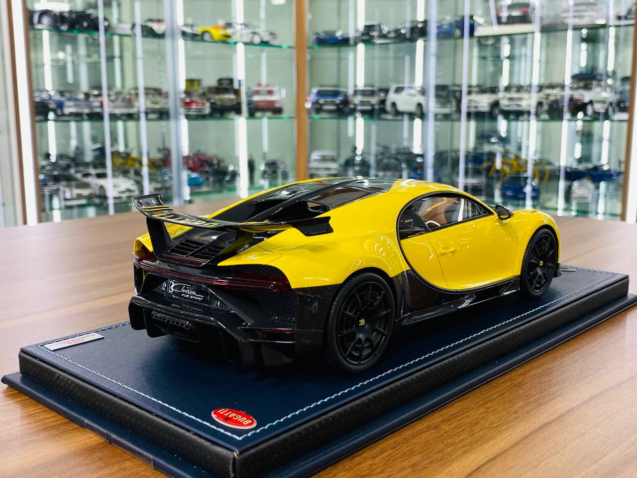 1/18 Resin Model - MR Collection Bugatti Chiron Super Sport 300+ in Launch Version Yellow, Limited to 399 Pieces