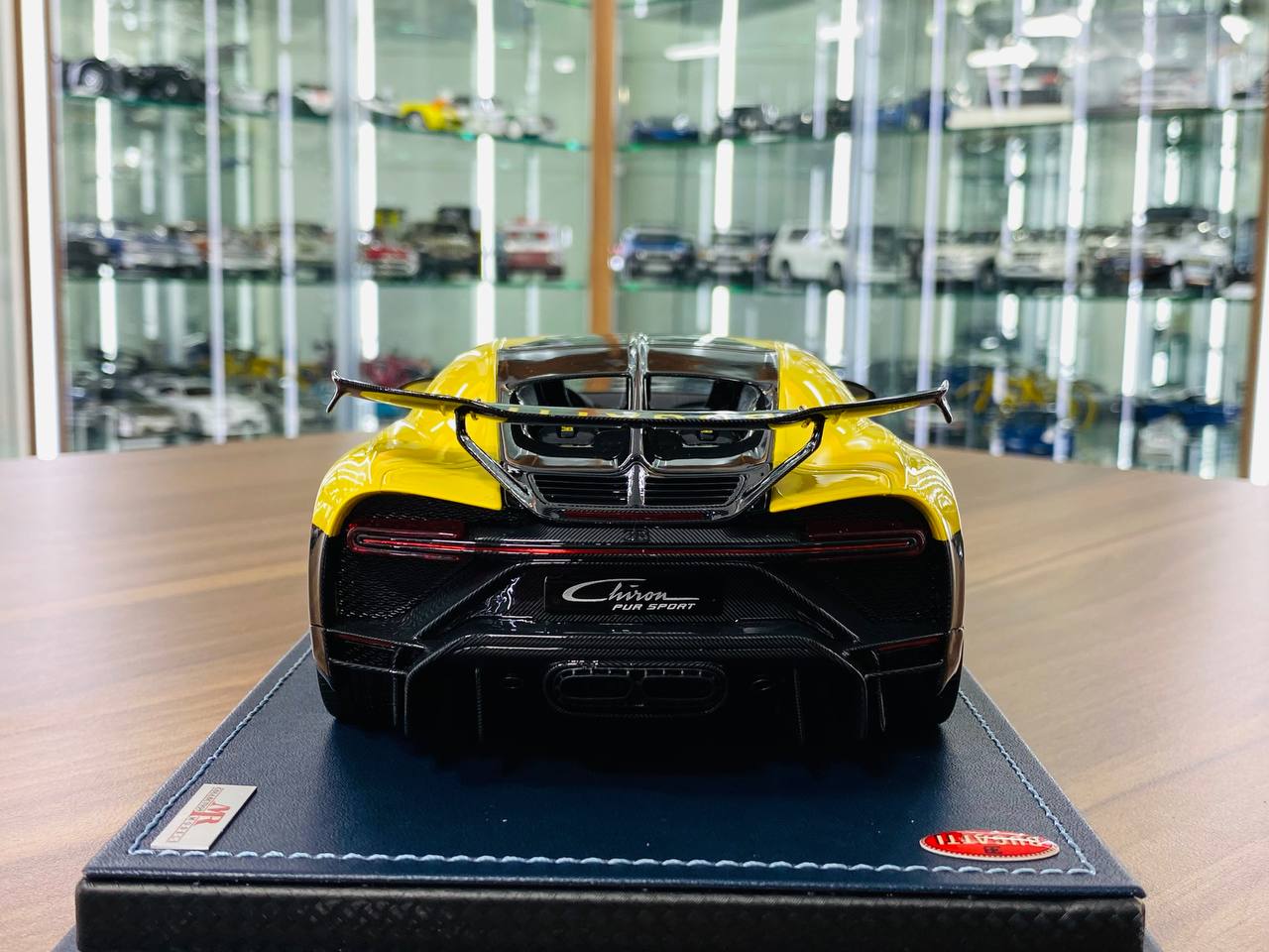 1/18 Resin Model - MR Collection Bugatti Chiron Super Sport 300+ in Launch Version Yellow, Limited to 399 Pieces