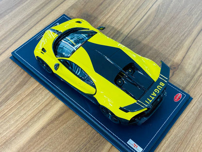 1/18 Resin Model - MR Collection Bugatti Chiron Super Sport 300+ in Launch Version Yellow, Limited to 399 Pieces