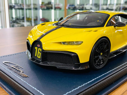 1/18 Resin Model - MR Collection Bugatti Chiron Super Sport 300+ in Launch Version Yellow, Limited to 399 Pieces