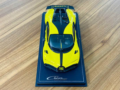 1/18 Resin Model - MR Collection Bugatti Chiron Super Sport 300+ in Launch Version Yellow, Limited to 399 Pieces