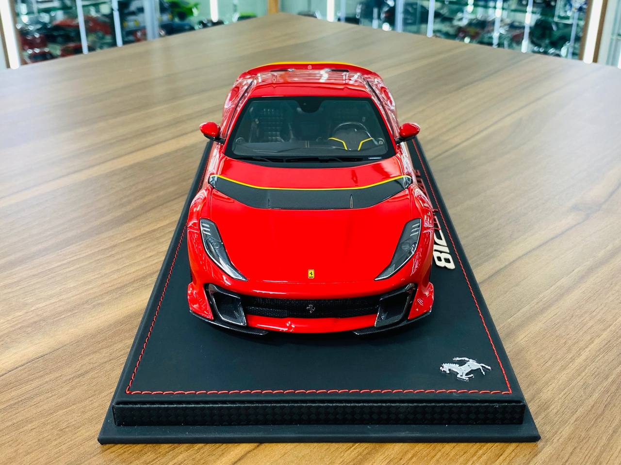 1/18 Resin Model - BBR Models Ferrari 812 Competizione 2021 in Rosso Corsa 322, Limited to 212 Pieces