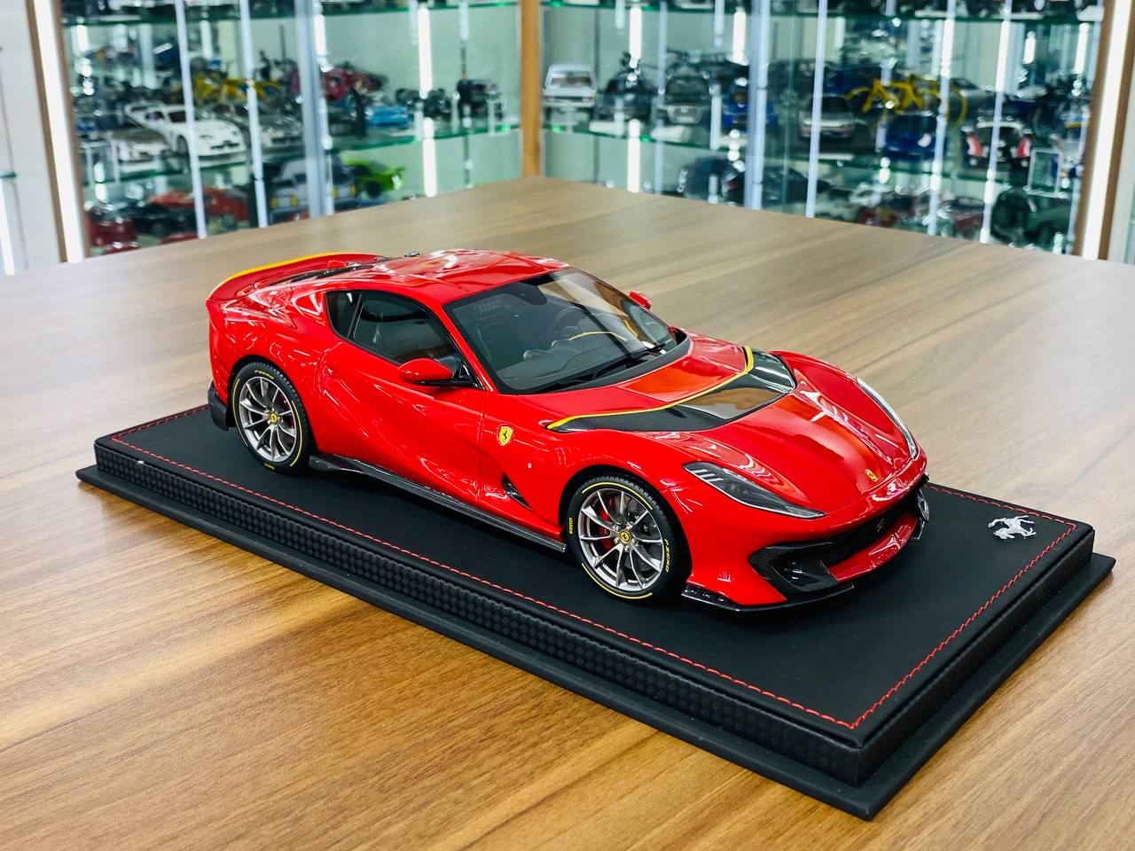 1/18 Resin Model - BBR Models Ferrari 812 Competizione 2021 in Rosso Corsa 322, Limited to 212 Pieces