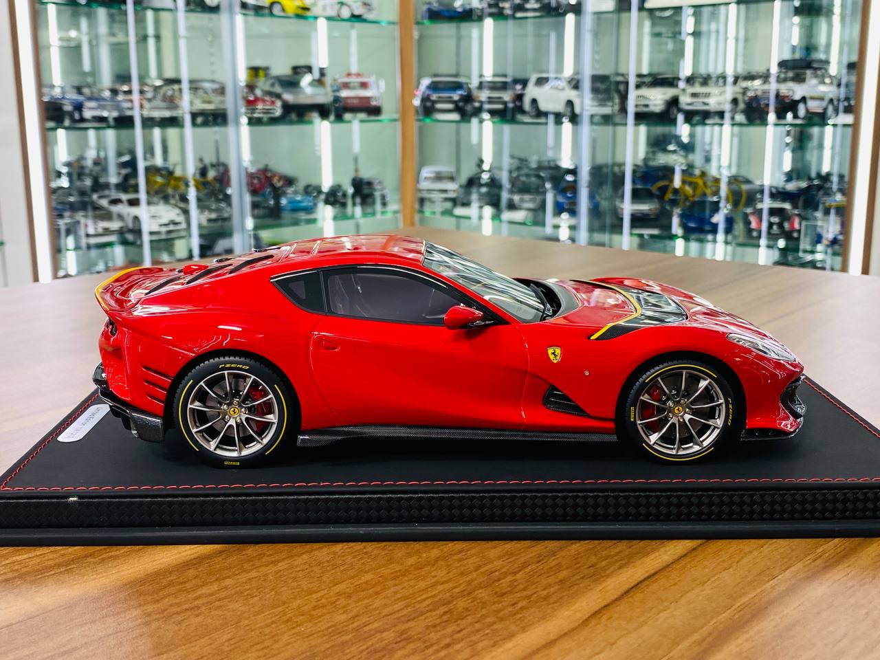 1/18 Resin Model - BBR Models Ferrari 812 Competizione 2021 in Rosso Corsa 322, Limited to 212 Pieces