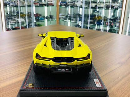 1/18 Resin Model - MR Collection Lamborghini Revuelto in Giallo Clarus, Limited to 149 Pieces