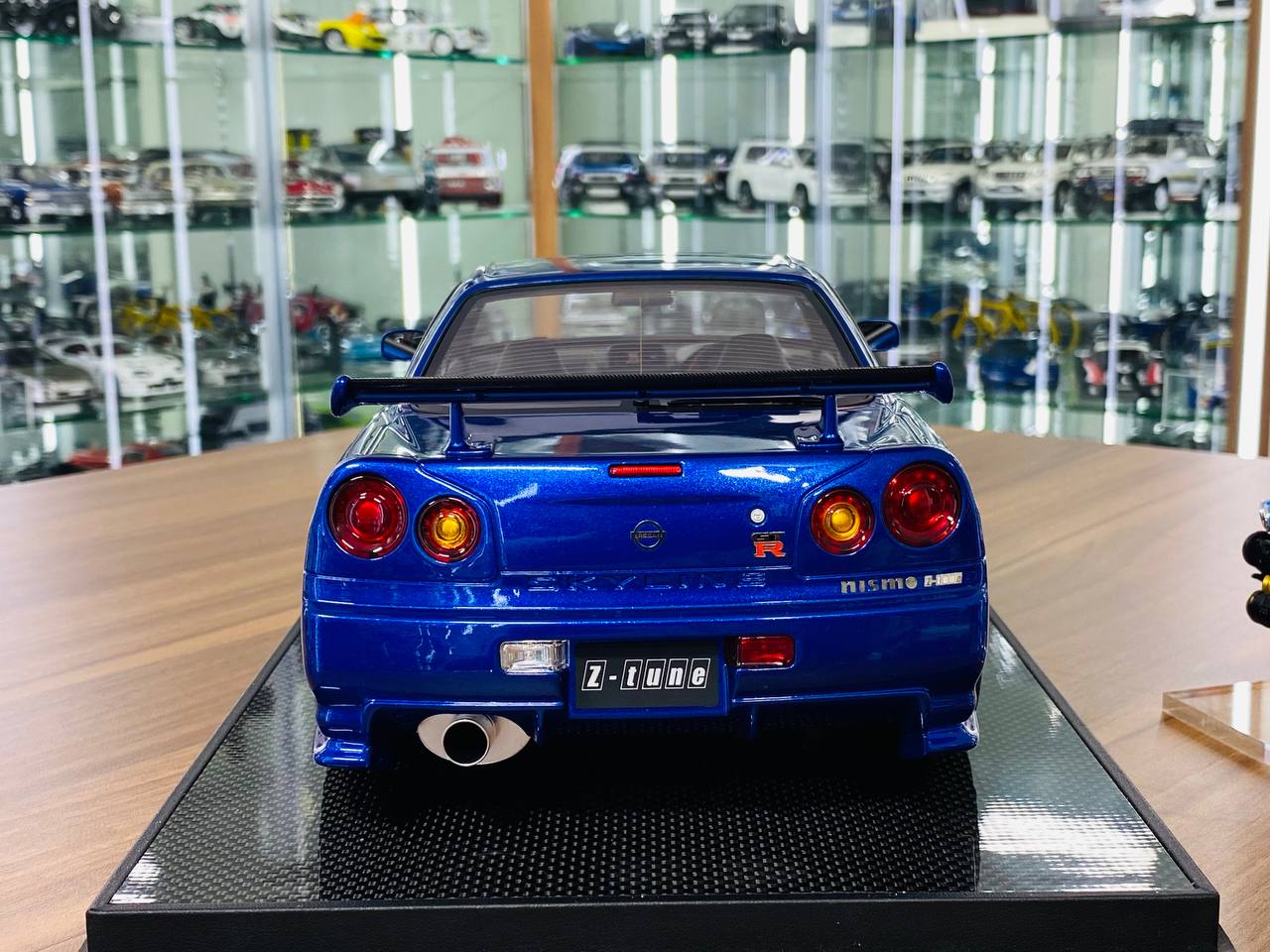 1/12 Resin Model - Motor Helix Nissan Skyline GT-R R34 Nismo Z-tune in Blue, Limited Edition (50 Pieces)