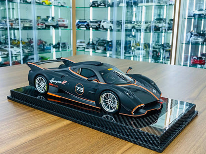 Exclusive VIP Model Pagani Huayra R #73 [ Resin matt black | Limited Edition ]