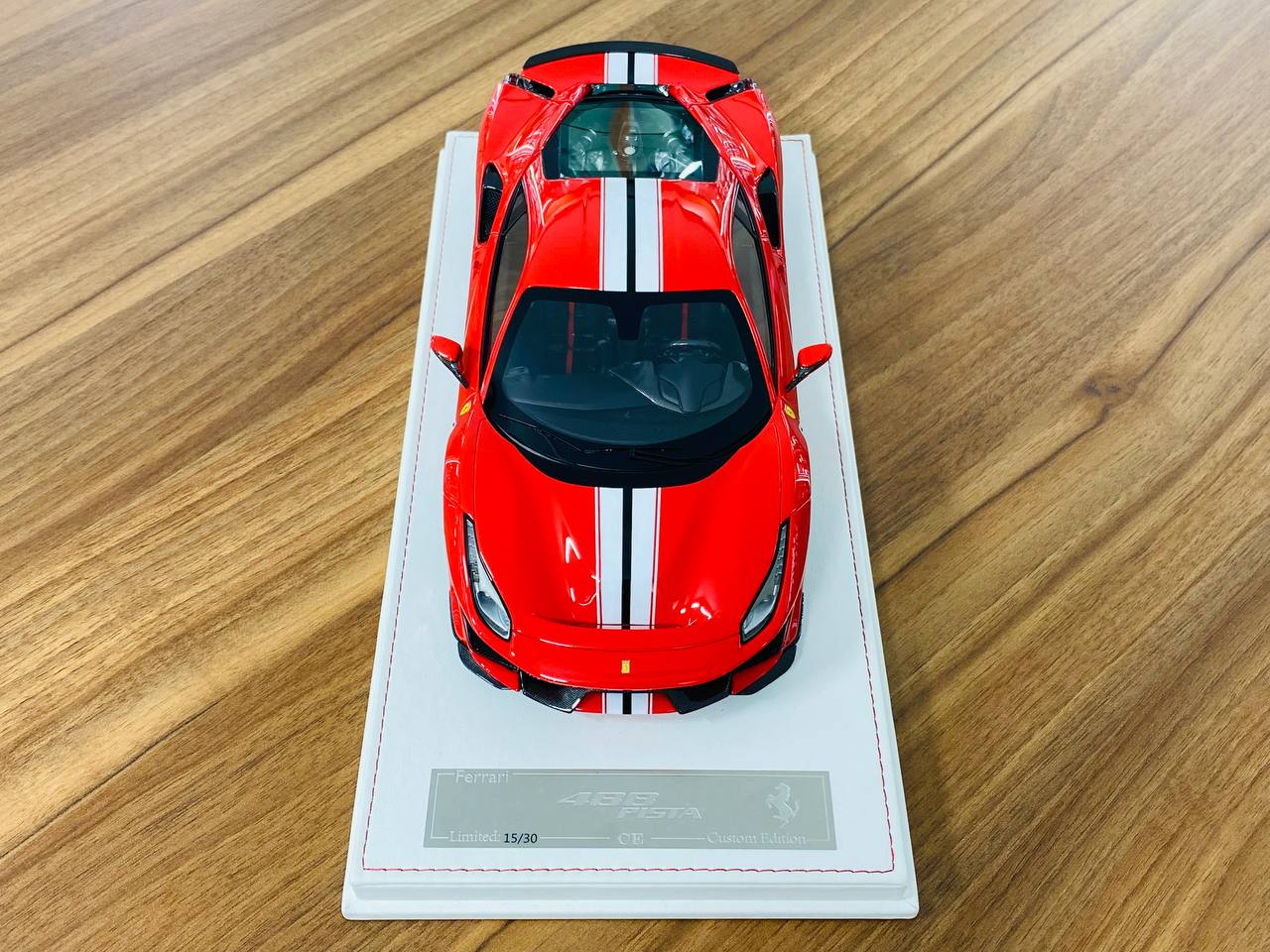 1/18 Resin Model by Makeup | Ferrari 488 Pista Japan Version in Red, Limited Edition of 30