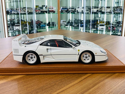 1/18 Diecast Model - BBR (Kyosho) Ferrari F40 in Metallic White, Limited Edition of 78