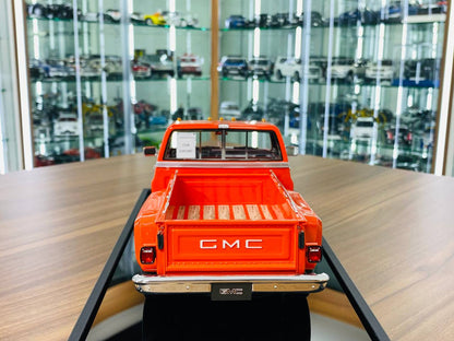 1/18 Resin- Old School Models GMC Sierra Classic 3500 (1986) in Orange, Limited to 110 Pieces