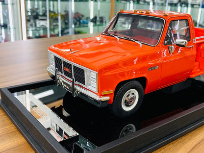 1/18 Resin- Old School Models GMC Sierra Classic 3500 (1986) in Orange, Limited to 110 Pieces