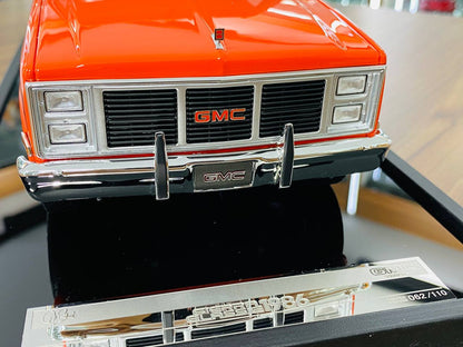 1/18 Resin- Old School Models GMC Sierra Classic 3500 (1986) in Orange, Limited to 110 Pieces