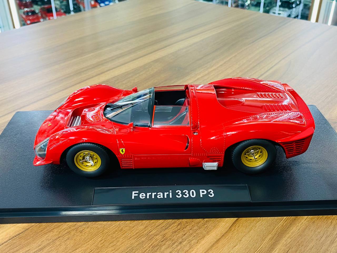 1/18 Resin Model - Werk83 Ferrari 330 P3 Spyder in Red (Not Opening)