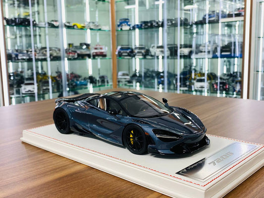 1/18 Resin Model - Davis & Giovanni McLaren 720S (Sarthe Grey)