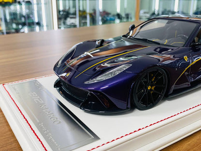 1/18 Resin Model - Davis & Giovanni Ferrari 812 N-Largo (Viola Hong Kong/Yellow Accents)