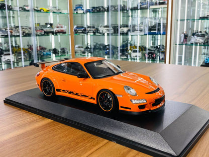 1/18 Diecast Minichamps - Porsche 911 GT3 RS 2007 - Vibrant Orange