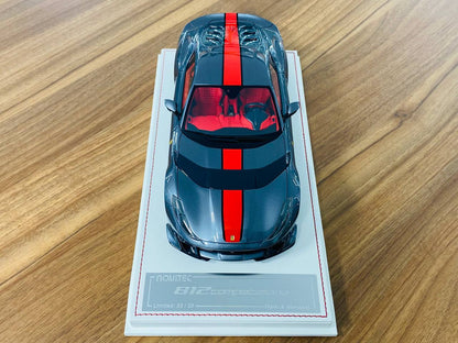 1/18 Resin Davis & Giovanni Ferrari 812 Competizione Novitec Grey Metallic with Red Stripe Limited to 20 Pieces